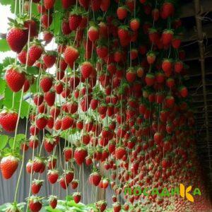 Клубника ампельная Анастасия купить по цене от 370р. в интернет-магазине «Посадика» с доставкой почтой в в Бирюсинске и по всей России – [изображение №1].